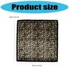 Lightweight Sun Resistant Neckerchief Polyester Headwear Scarf Feature Bold Leopard Print Design 90cm Kerchief