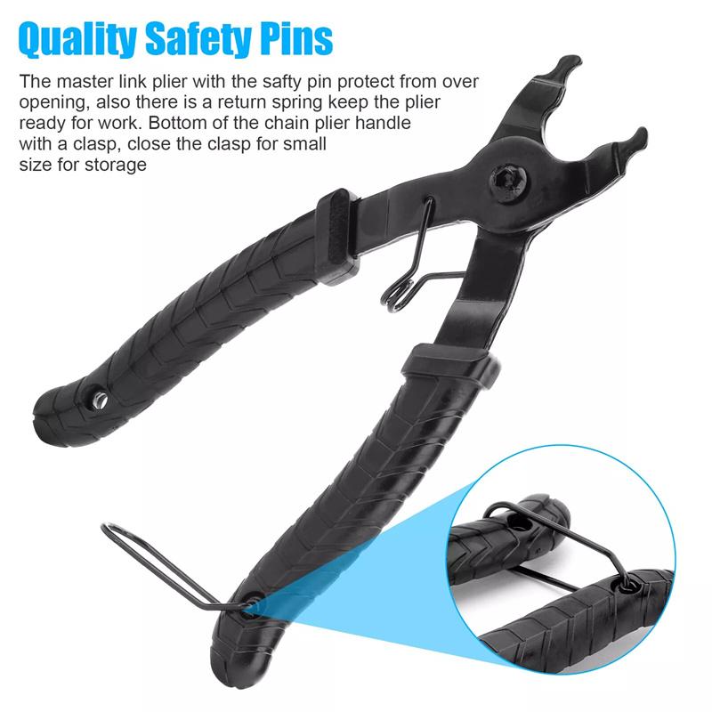 Bicycle Link Chain Buckle Pliers Road Bike Link Remover Clamp Quick Release Link Removal Repair Tool Mtb Magic Button Clamp Tool