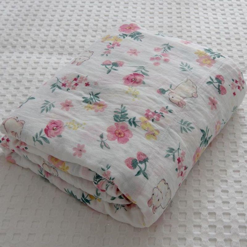 Class A Double-Layer Cotton Gauze Blanket - Soft, Skin-Friendly Summer Quilt & Towel