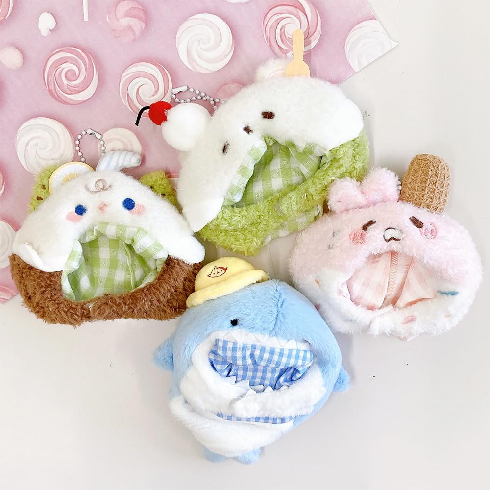 Kigurumi Cap for Plush Toys (10cm Rabbit) - Plush Clothes, Kigurumi Accessories, Otaku Activities, Doll Mascot, Kpopdoll Costume [Used]