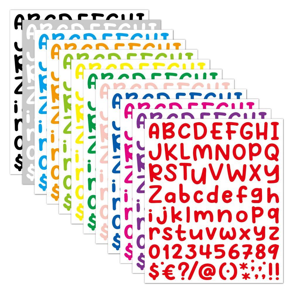 5Pcs 26Self-Adhesive Letters Numbers Alphabet Stickers Mailbox Numbers Sticker For Mailbox Signs Home Cars Address Number