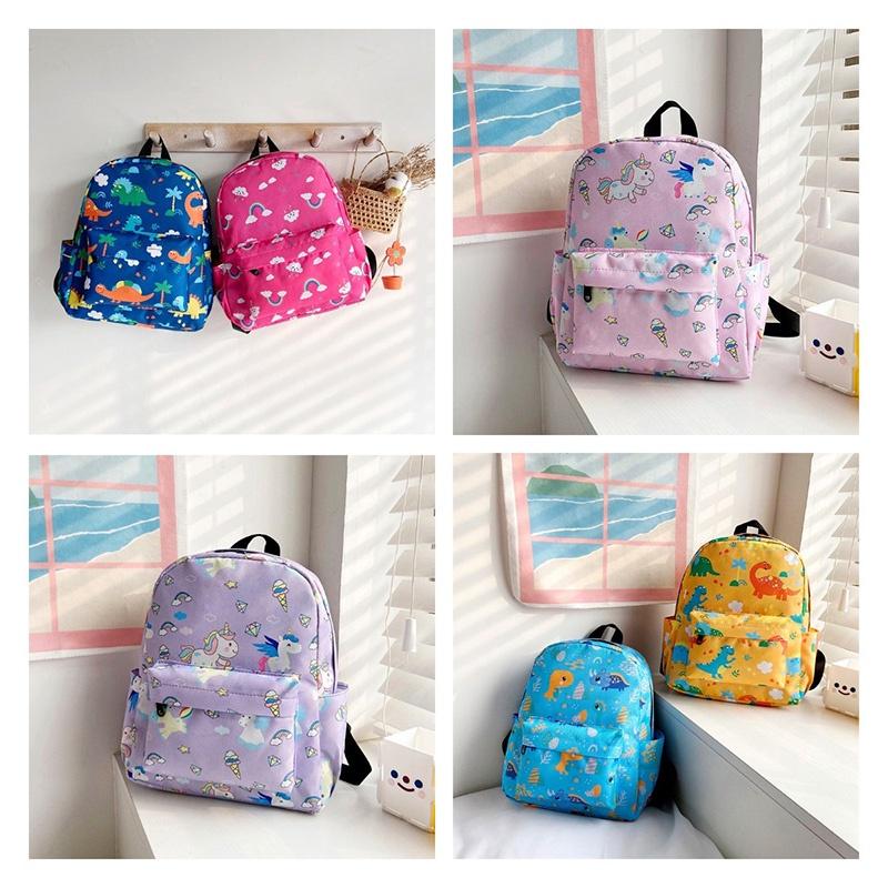Cute Cartoon Kids Backpack With Simple And Stylish Design 2023 Korean Version Of Little Dinosaur Kindergarten Schoolbag