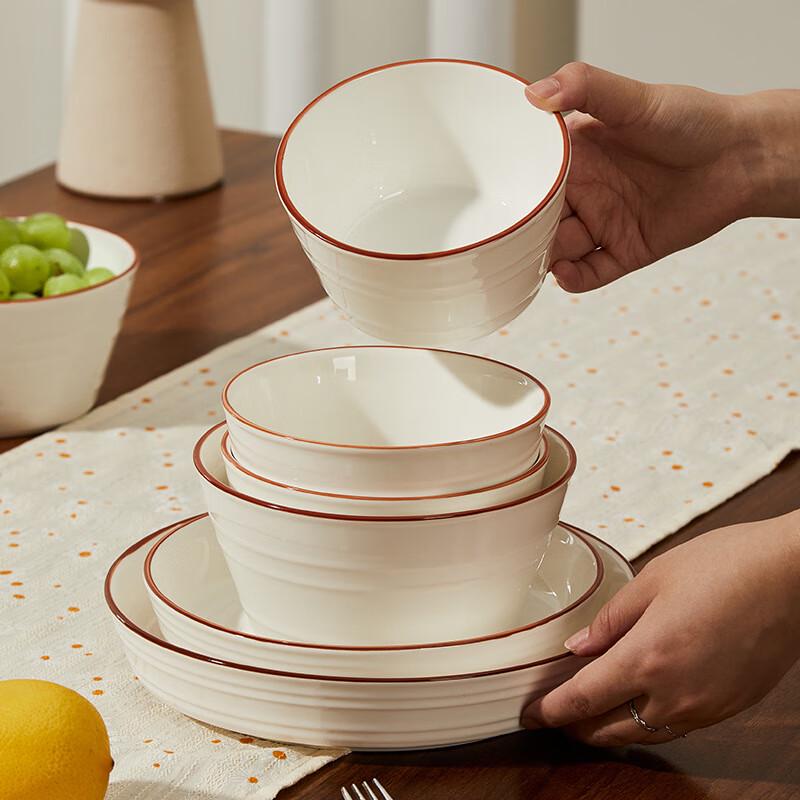 Rufenglai Cream Style Ceramic Tableware Set
