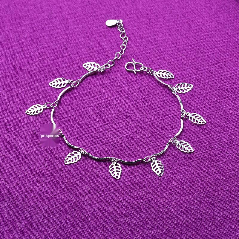 Silver Multi-layer Beaded Bracelet for Women - Fashionable Korean Style, Perfect Small Accessory or Gift