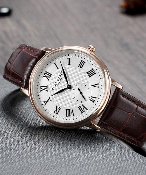 Seinteuseukoteuleondeon Rossio Couple Leather Watches (2 Types) / St5506