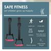 Strength Training Kids Gym Rings Non-Slip Pull Up Rings Fitness Equipment Exercise Rings  For Home
