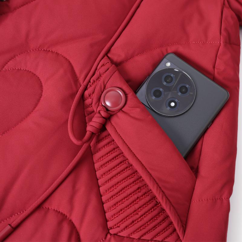 Middle Age Women's Winter Down Jackets Hooded Plus Size Thick Down Coats Woman Outerwears