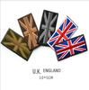 Exquisite British Flag Embroidered Hook and Loop Arm Patch for Outdoor Backpacks