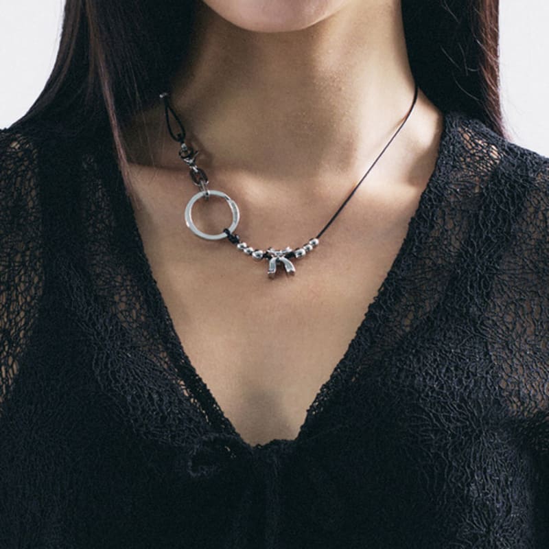 SENTIMENTS NO.414 RIBBON BOLL NECKLACE