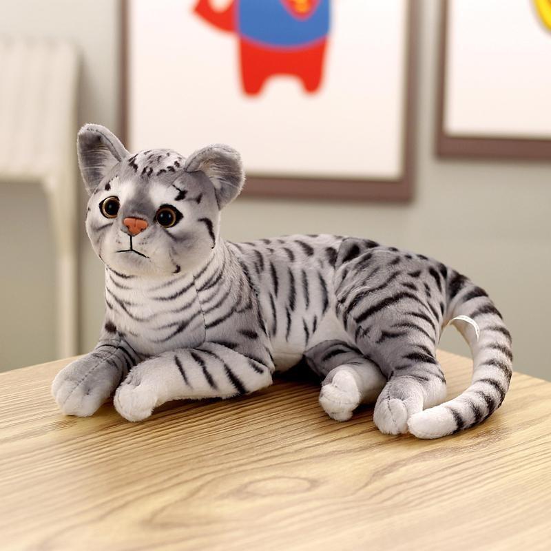 Simulated cat doll rag doll cute kitten doll plush toy children and girls pet cat soothing throw pillow