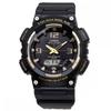Casio CASIO Tough Solar Ana-Digi Quartz Watch AQ-S810 Series Men's Overseas Model (Black X Gold AQ-S810W-1A3V)