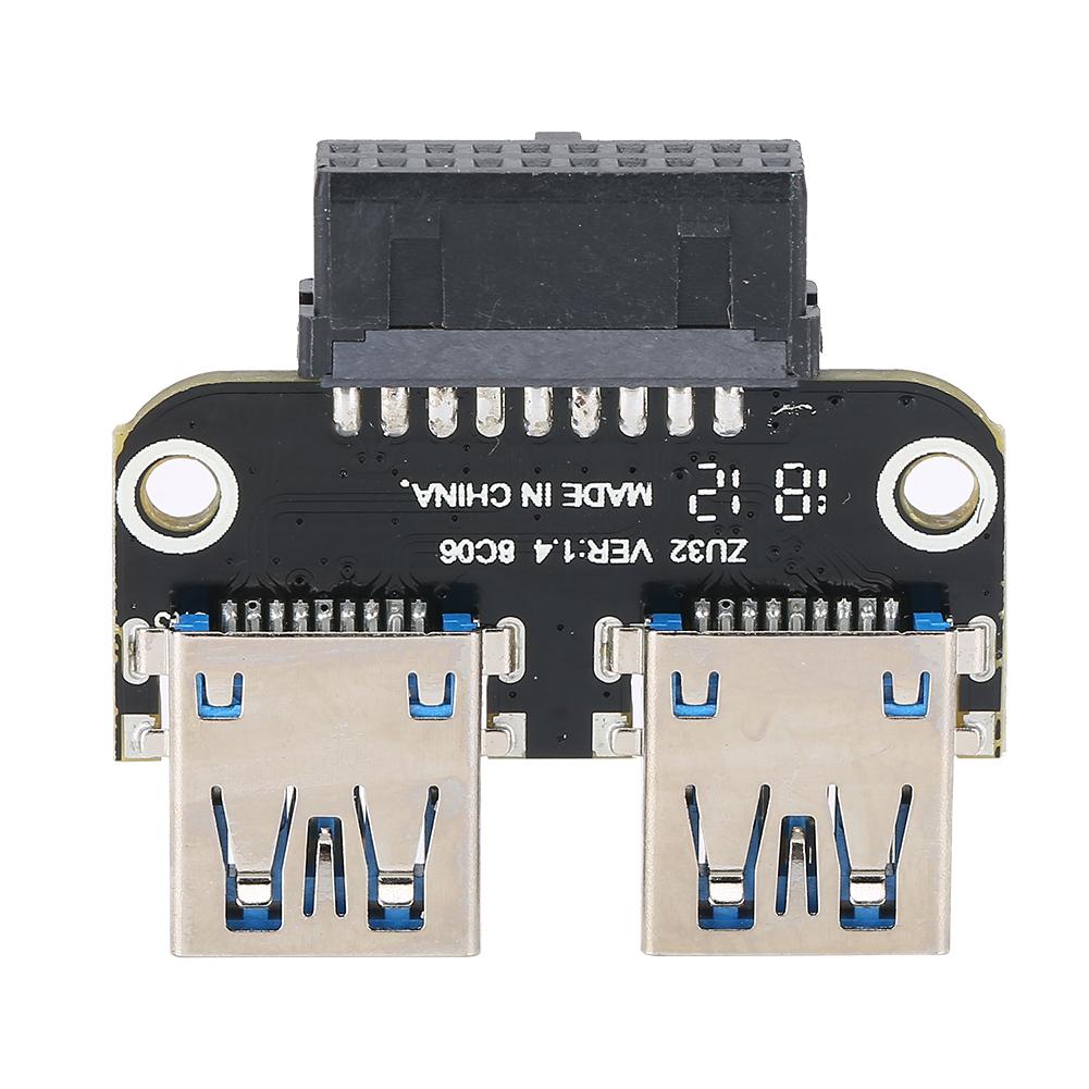 

Onboard USB3.0 to USB Female 19PIN 20PIN to USB Female USB Extension Adapter