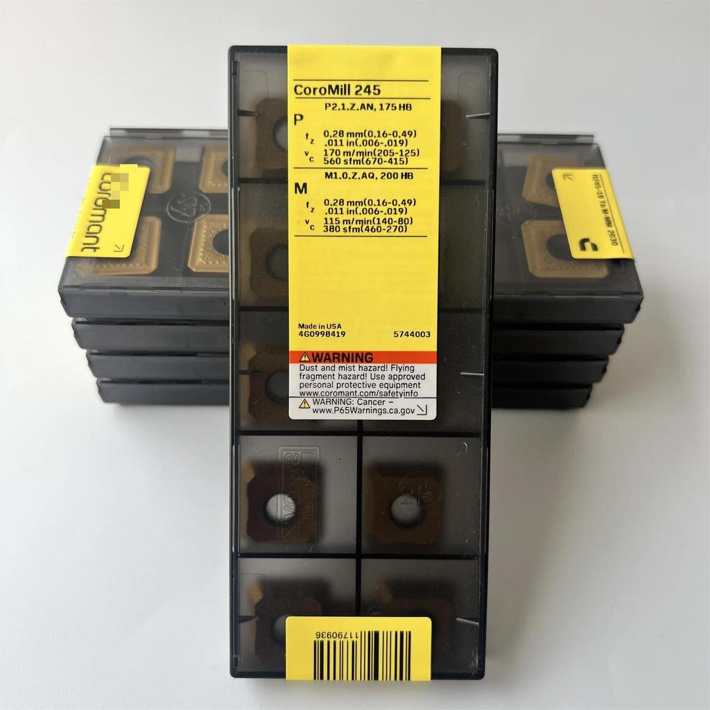 R245-18T6M-MM 2030 / Industrielle wendeschneidplatten aus Hartmetall 10 Stück