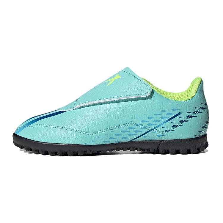 Adidas X Speedportal .4 H/L TF Firm Artificial Grass Synthetic Leather Comfortable Round Toe Low top Kids' Soccer Shoes GY9685