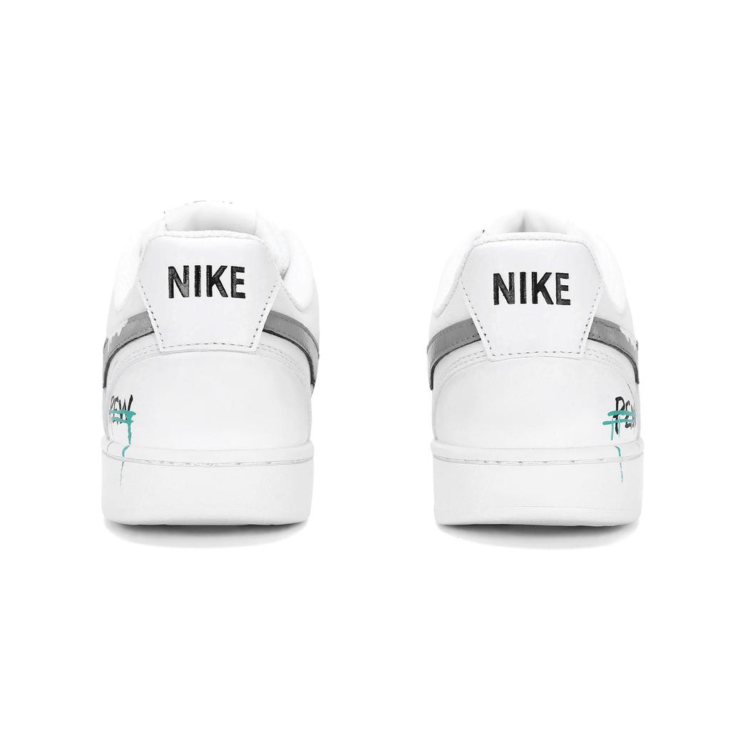Nike Court Vision 1 Low Top Skateboard Shoes Men's Black White CD5463-100(Team943-)