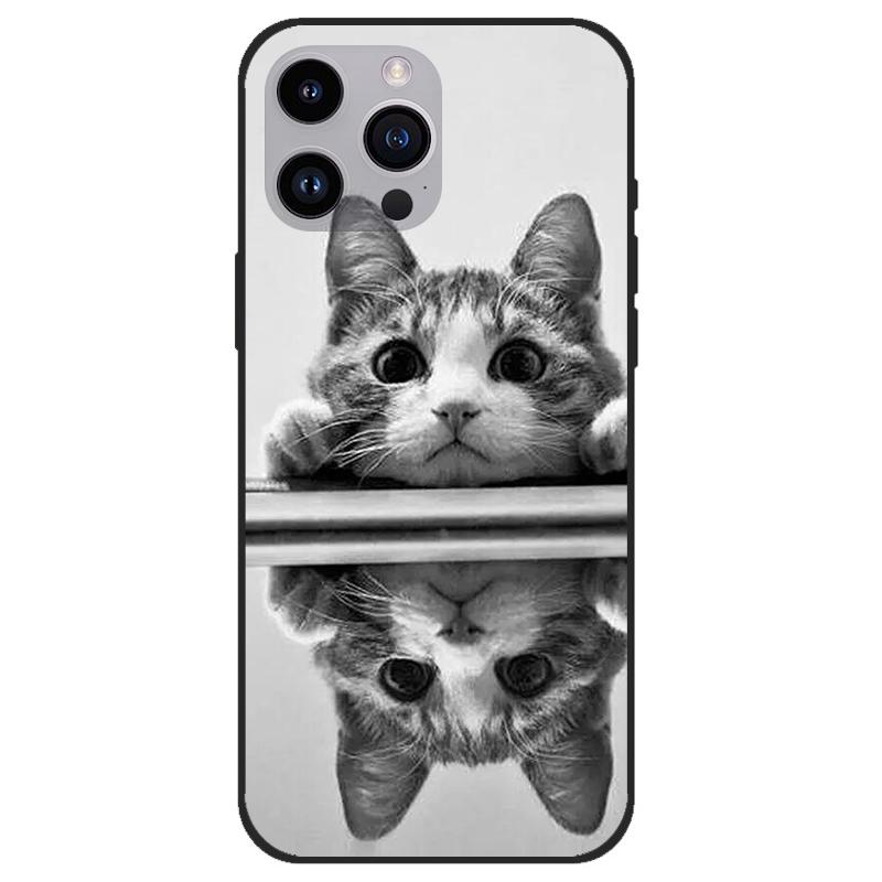 Cases For Apple iPhone15/15Pro/15Plus/15Max Unique Design Soft Silicone black Anti Drop Phone Cover For iPhone 15 Pro max