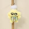 Plush Star Shape Keychain With Embroidered Details For Girls And Backpack Decor