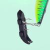 Magnetic Fixed Lure Jig Hooks Holder with Rubber Rings Automatic Fishing Rod Hook Keeper Prevent Scratching for Fishing Rod Tool