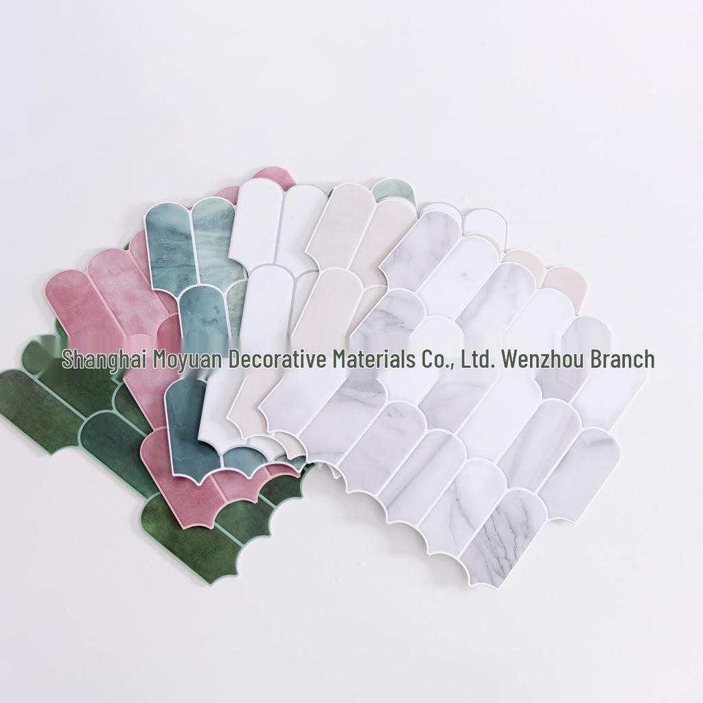 Oil-Proof Waterproof 3D Tile Stickers for Kitchen and Bathroom
