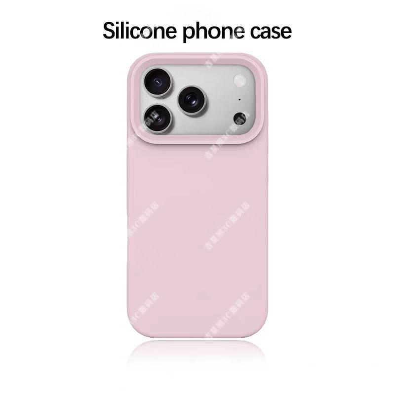 Husă de telefon din silicon lichid de înaltă valoare pentru iPhone 13, 14, 15, 16, 17 Pro Max - Ediție pentru Femei