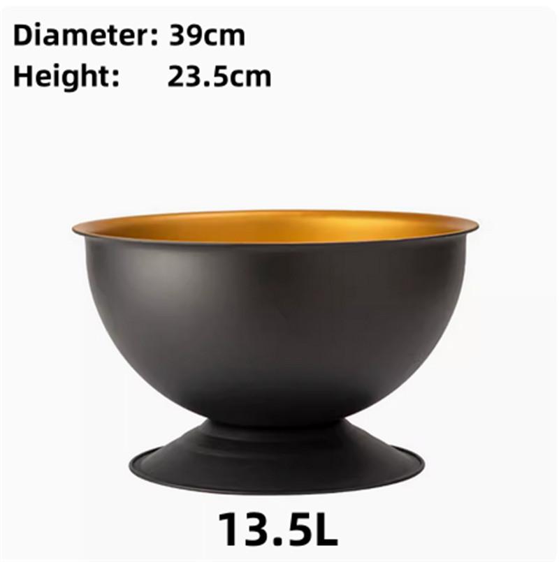 304 stainless steel Deer Head ear GOLD SILVER big ICE BUCKET BOWL CHAMPAGNE Large champagne bar bucket beer bucket basin
