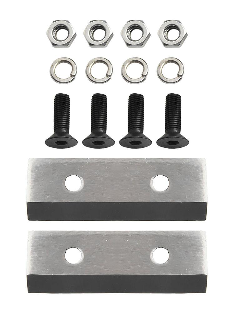 781-0490 Shredder Chipper Blade Replacement for 240640 240645 Fits OEM 981 781 with 3 3/8 Length 1/4 Width 7/8 Center Bolt
