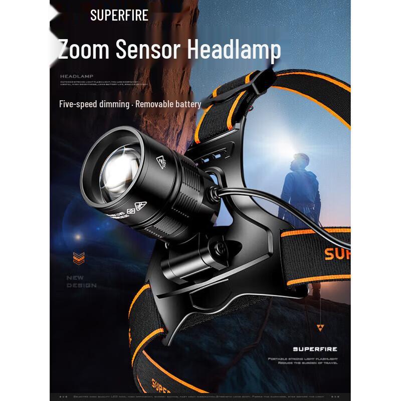 SupFire Rechargeable Night Fishing Headlamp
