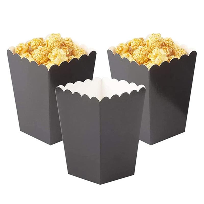10 ks Krabička na popcorn Svačinová krabička Jednorázové nádoby na svačinu Papírová krabička na kuře