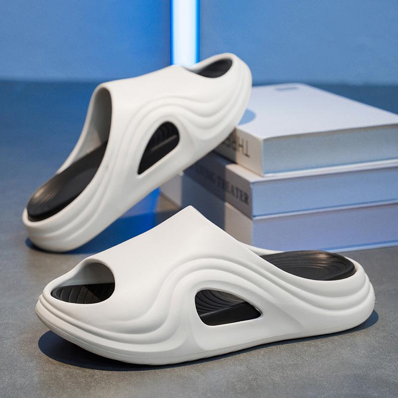 

Summer Men S Slippers Eva Soft Comfortable Slides Indoor Outdoor Sandals Beach Men Casual Shoes Garden Shoes Male House Slippers 44-45