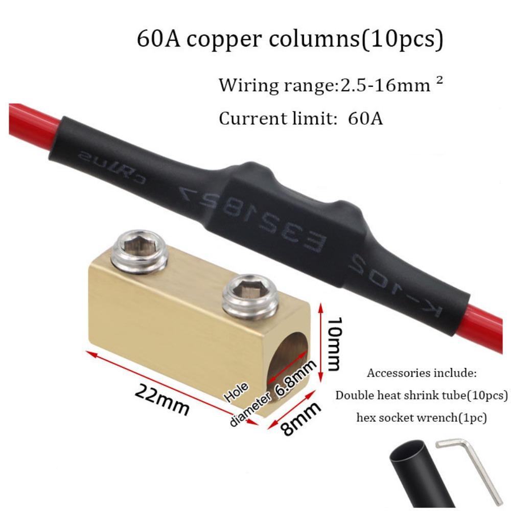 High Current Electrical Wire Connector 10/20/60A Wire Connector Nut Kit  Circuit Layout