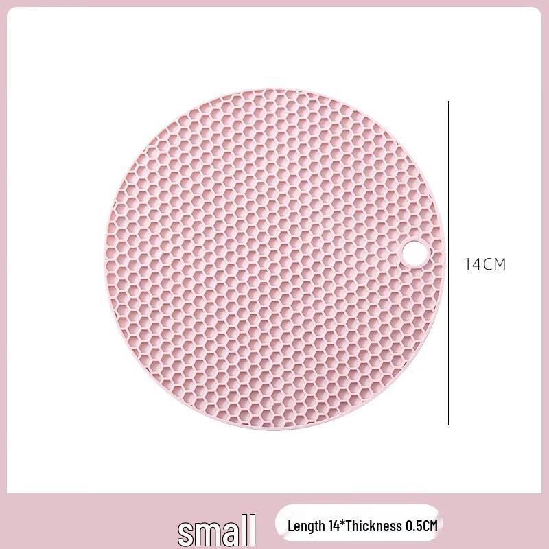 Saikeyou Round Silicone Honeycomb Trivet & Table Mat