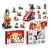 24Years 6 In 1 Upgraded Christmas Series Building Blocks Set Creative Winter Village House DIY Bricks Toys For Kids Xmas Gift