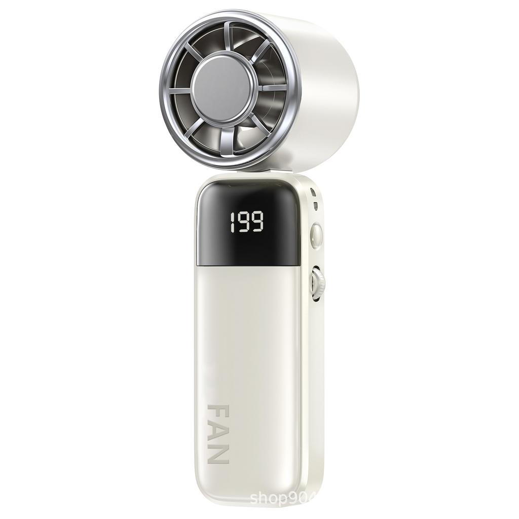 Handheld Fan with Semiconductor Plate for Personal Use and Outdoor Travel