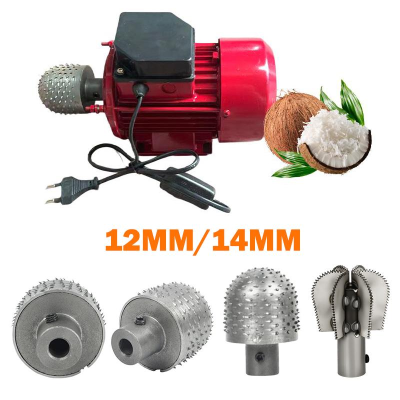 Elektrischer Kokosnussraspler Kopf Ersatz Schwerlast 12/14mm Kokosnussraspler Kopf Rolle Granate Modell Kokosnussraspler Maschine Kopf