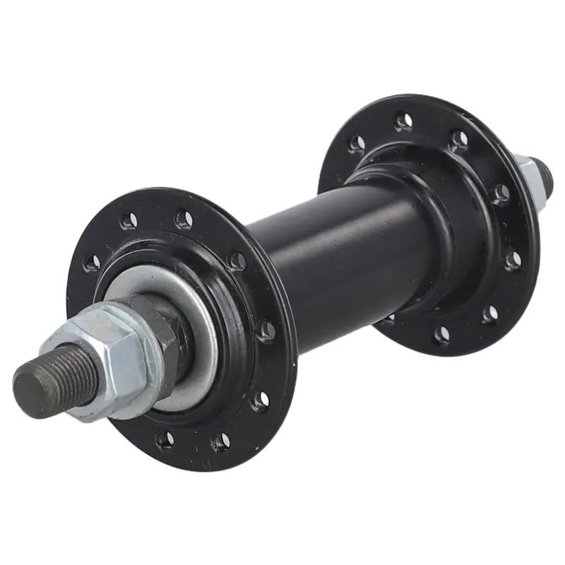 Bicycle Front Wheel Hub Bike 20 Hole Wheel Hub Bearing Solid Shaft Bicycle Axle Lever For MTB Folding Bike Hub Solid Core