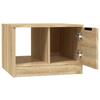 Coffee Table Sonoma Oak 50x50x36 cm Particle Board