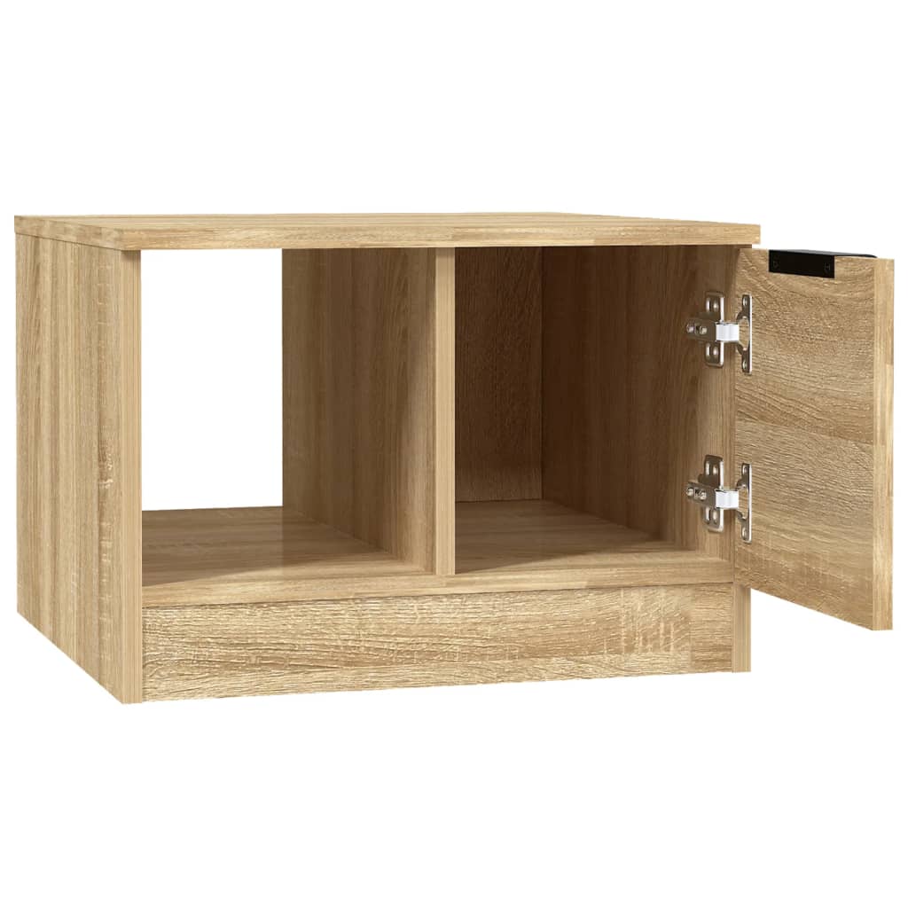 Coffee Table Sonoma Oak 50x50x36 cm Particle Board