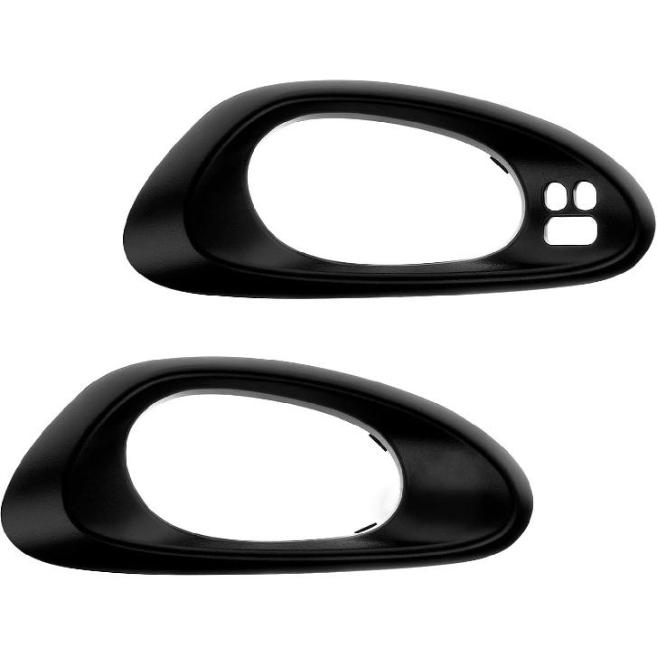 ECCPP Interior Door Handles 2002-2009 for Chevy for Trailblazer Inner Replacement Driver Left Door Handles 2pcs Black 15214506 15214503
