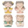 Plant Pot Outdoor Elf Girl Statue Indoor Elf Girl Flower Pot Bonsai Resin Planters for Bedroom Garden Desk Tabletop Living Room