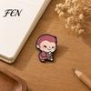 Animal Brooch Pin, Enamel Monkey Design Lapel Bright Color Outfit Badge with Childlike Pin Standard Safety Lightweight Accessory for Clothes Bags Hats