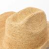 Chapeau de Cowboy en Paille de Raffia Naturel pour Femmes Hommes Été Large Bord Chapeau de Soleil Extérieur Respirant Casquettes de Plage Designer