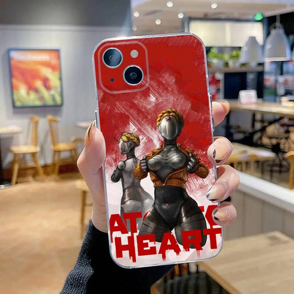 

Чехол для телефона Atomic Heart для iPhone 16,15,14,13,12,11 Pro,Max,Plus,X,XS,XR,SE,Mini Прозрачный Силиконовый Мягкий iPhone13