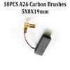 10 Pcs Motor Carbon Brushes For Electric Motor Tool Repair