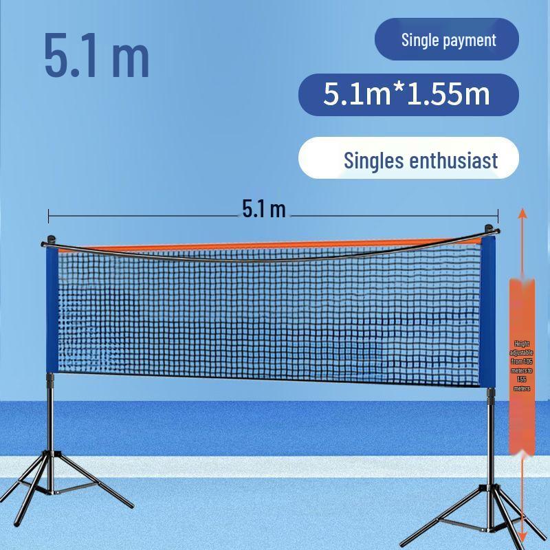JINGGENG Portable & Foldable Badminton & Pickleball Net