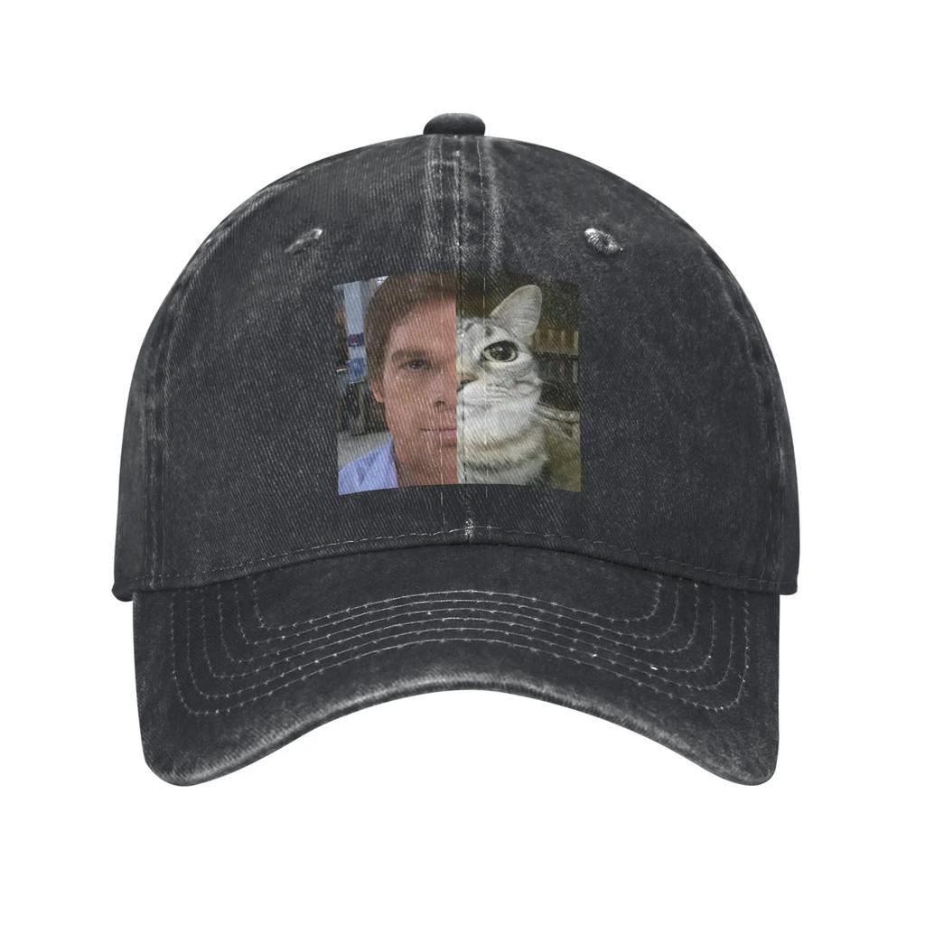 Dexter Morgan Unisex Styl Baseballová Čepice Filmy Opotřebovaná Vypraná s Čepice Vintage Venkovní Běhání Golf Nastavitelný Střih Pokrývka Hlavy