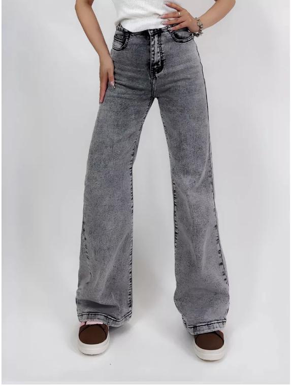 

Women s 2025 Micro-Flare Jeans - Autumn Collection 28 сірий колір