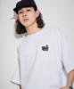 WEGO Ben Davis Short Long Street Oversized Loose Sizes Short White Men's Custom-Made T-Shirt, Sleeve, Sleeve, One-Point Embroidery, Style, Silhouette,