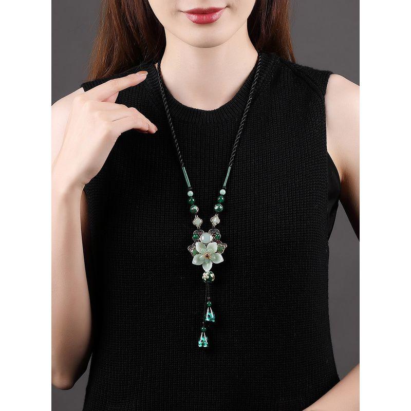 

Long Autumn and Winter Pendant Cheongsam Pendant Women s Sweater Chain Chain circumference 80cm length can be adjusted