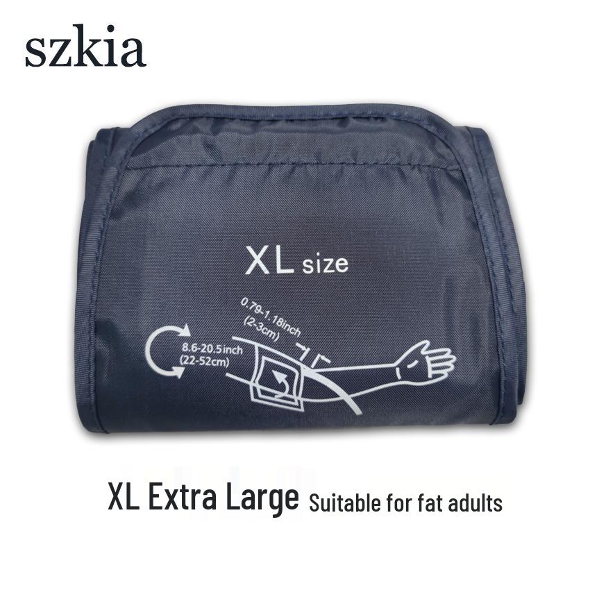 Elektronisches Blutdruckmessgerät vom Armtyp mit verstellbarer Manschette und Anschluss