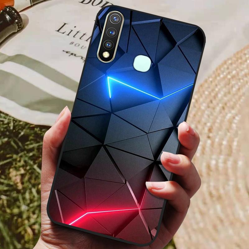 For Vivo Y19 Case Silicone Cover For Vivo 1915 Y19 Y 19 Case 6.53'' Soft TPU Silicon Phone Back Protective Bumper Shells Coque